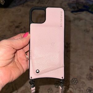 Bandolier Pink Phone Case with Strap